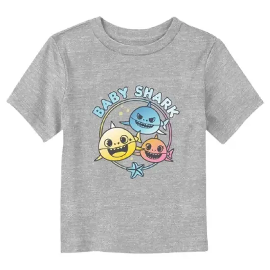 Toddler's Baby Shark Family Circle T-Shirt image {2}
