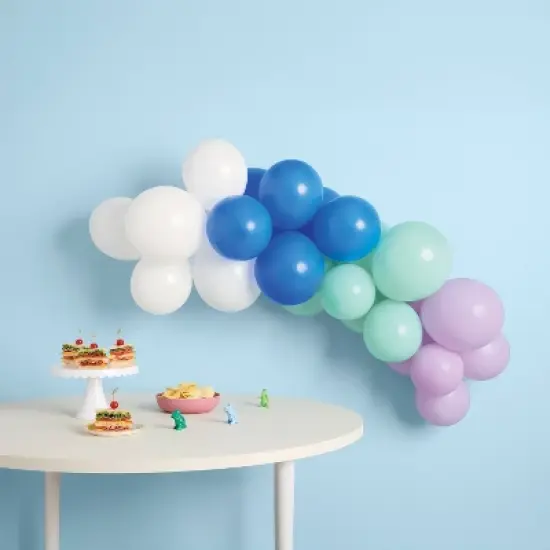 Retro Multicolor Balloon Garland Spritz&trade; image {1}