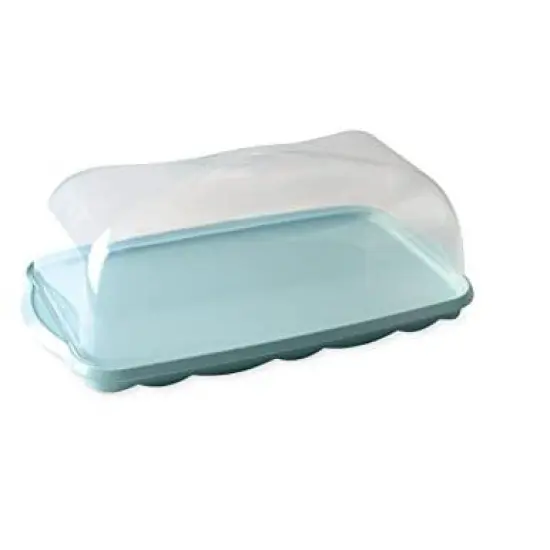 Nordic Ware Loaf Cake Keeper, Blue,12.8L x 7.3W x 4.6H image {2}