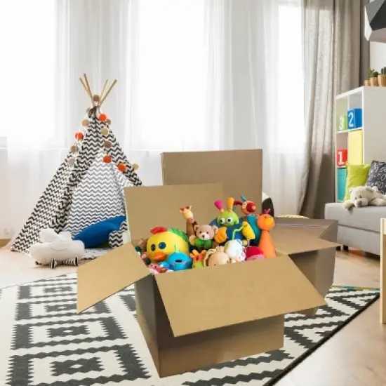 UBMOVE Pack of 16 Large Moving Boxes 20" x 20" x 15" image {2}