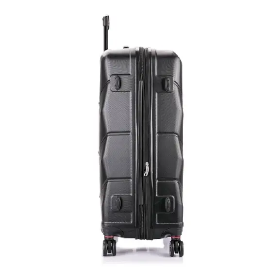 DUKAP Zonix Lightweight Hardside Large Checked Spinner Suitcase image {6}