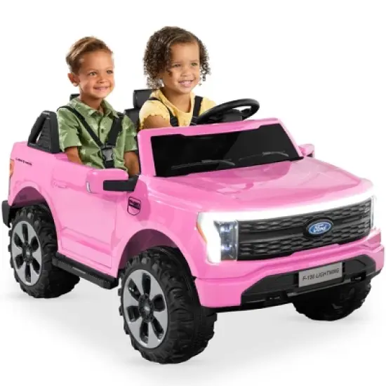 Best Choice Products Kids 24V Ride On Truck Officially Licensed Ford Lightning w/ Remote, LED Lights, 2 Speeds image {12}