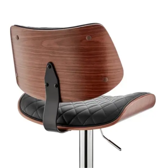 Leland Adjustable Counter Height Barstool - Armen Living image {6}