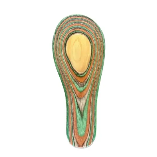 Island Bamboo 9 Inch Pakkawood Spoon Rest image {3}