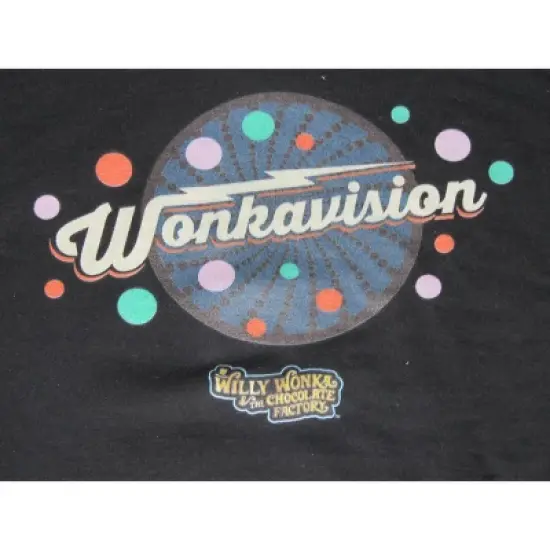 Willy Wonka & the Chocolate Factory Wonkavision Men's Black Sweatshirt image {1}