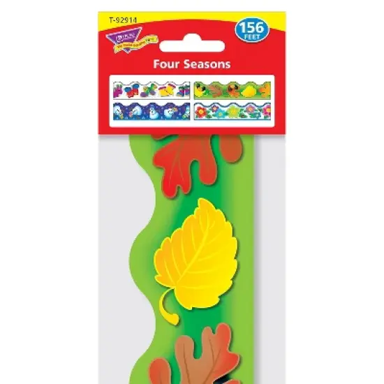 Trend Terrific Trimmers Pre-cut Reusable Four Seasons 156' Multi 92914 image {2}