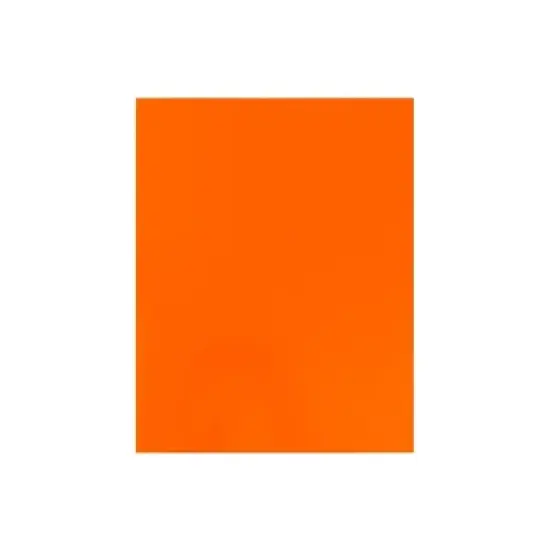 JAM Paper Laminated Two-Pocket Glossy Presentation Folders Orange 385GORD image {4}