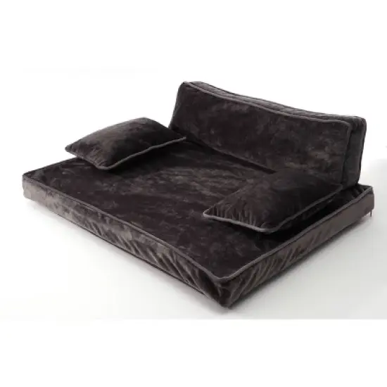 Precious Tails Modern Sofa Cat and Dog Bed - M - Charcoal image {1}
