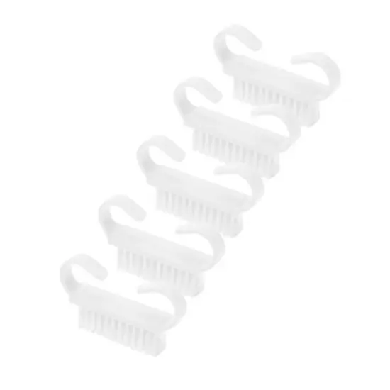 Unique Bargains Durable Solid Nail Cleaning Brush Small 5Pcs image {6}