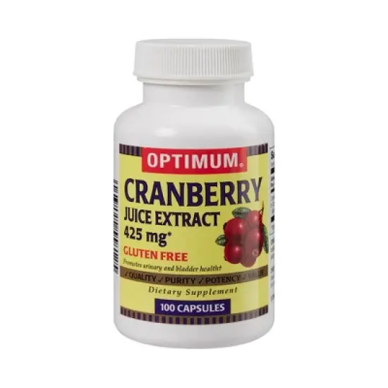 Optimum Cranberry Juice Extract 425mg Capsule, 100 Ct image {4}