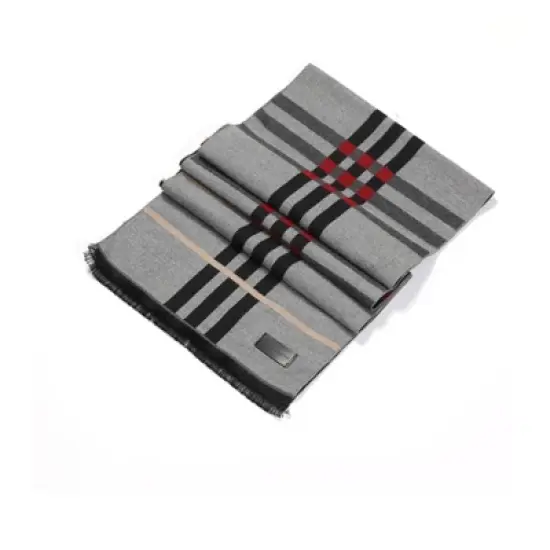 Mio Marino | Women's Cashmere Feel, 100% Cotton Fashion Winter Scarf image {16}