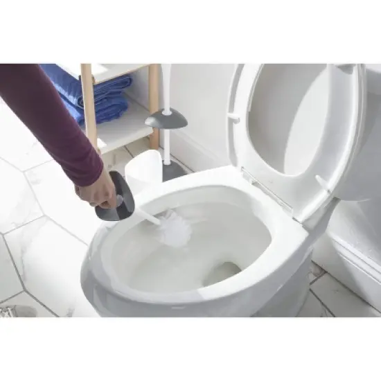 Clorox Covered Toilet Brush & Holder image {5}