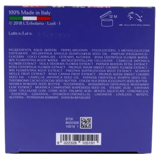 L'Erbolario Dance of Flowers Perfumed Body Cream - Body Cream for Dry Skin - 6.7 oz image {5}