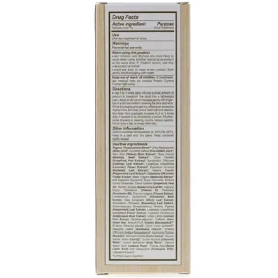 Eminence Acne Advanced Cleansing Foam, 5 oz image {1}