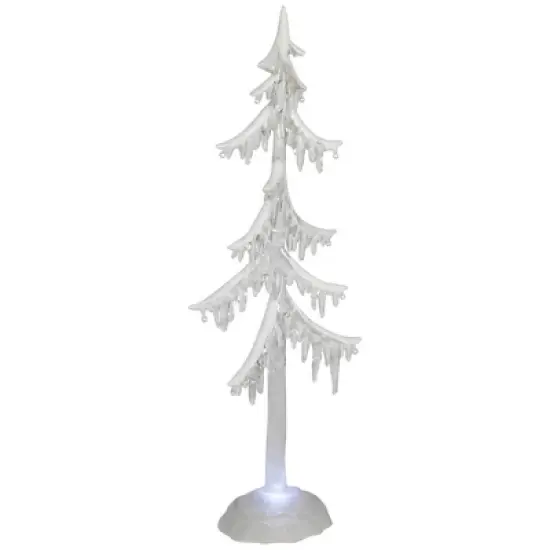 Northlight LED Lighted Acrylic Icicle Tree Christmas Decoration - 18" image {7}