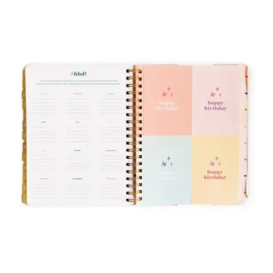 lake + loft Sparkles Blush 17-month 2025 Reverie Planner image {7}