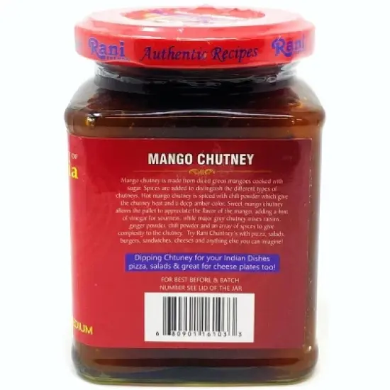 Hot Mango Chutney (Spicy Indian Preserve) - Rani Brand Authentic Indian Products image {2}