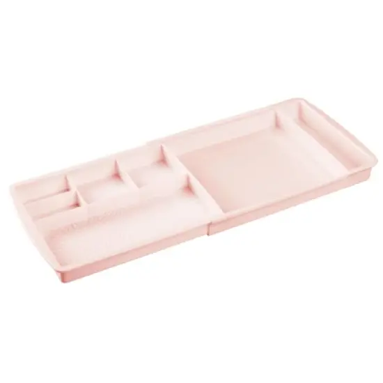 mDesign Expandable Makeup Organizer Tray for Bathroom Drawers image {12}