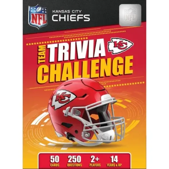 MasterPieces Officially Licensed NFL Kansas City Chiefs Trivia Challenge Card Game image {4}