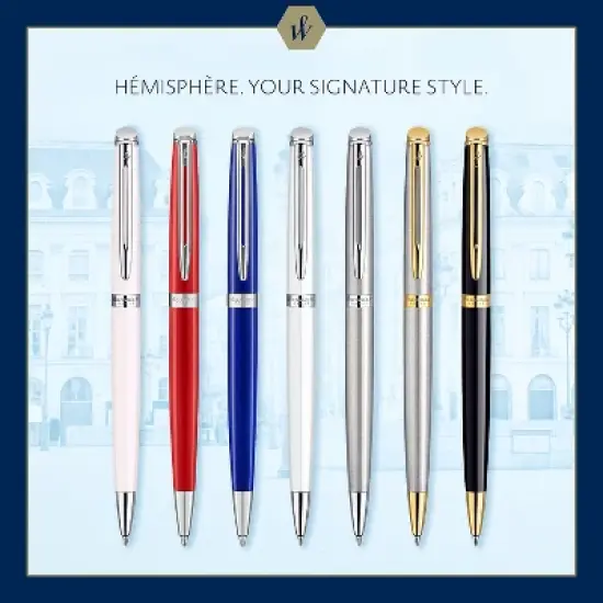 Waterman H&eacute;misph&egrave;re Ballpoint Pen Medium Point Blue Ink (S0920870) image {6}