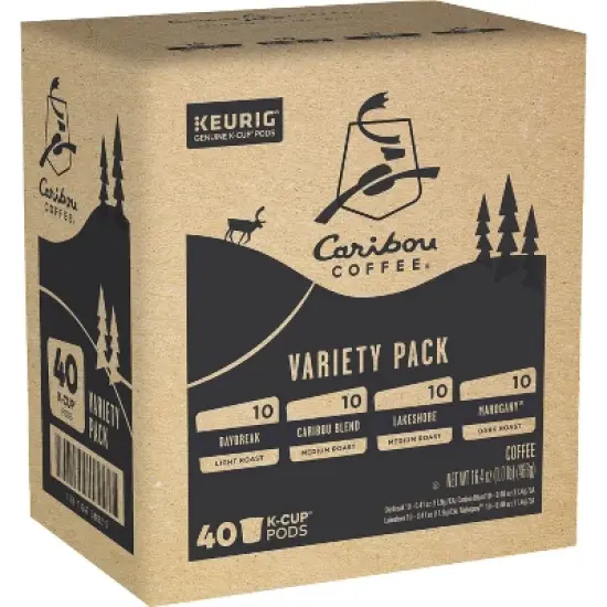 Caribou Coffee Keurig K-Cup Variety Pack Medium Roast Coffee - 40ct image {7}
