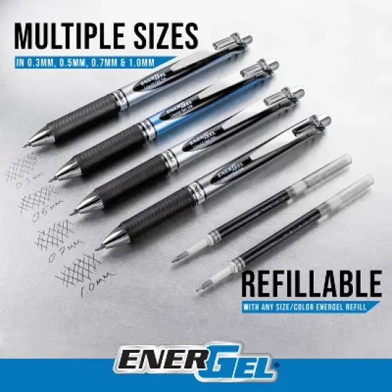 Pentel EnerGel 3pk Gel Pen image {2}