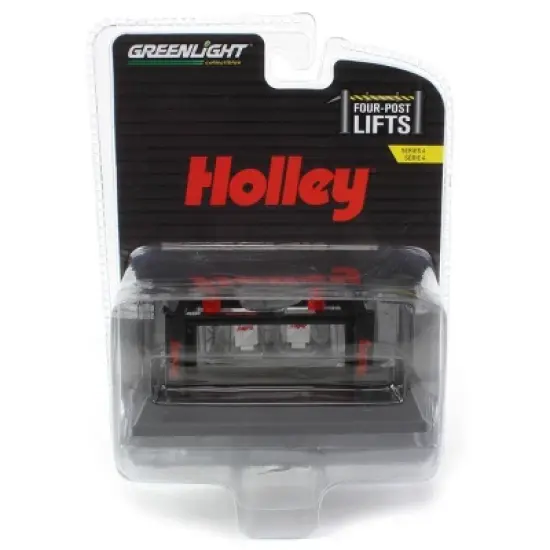 Greenlight Collectibles 1/64 Auto Body Shop, Holley Performance, Four Post Lift Series 4 16150-C image {1}