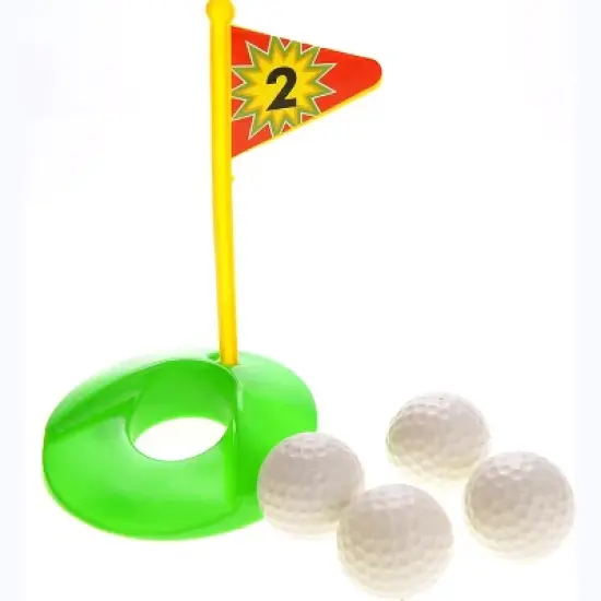 Ready! Set! Play! Link Deluxe Toy Golf Set For Kids With Easy Storage - Red image {2}
