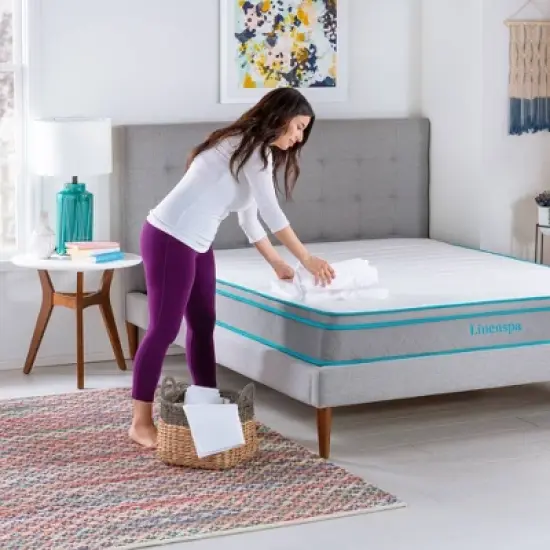 Linenspa Essentials 8" Spring & Memory Foam Hybrid Mattress image {5}
