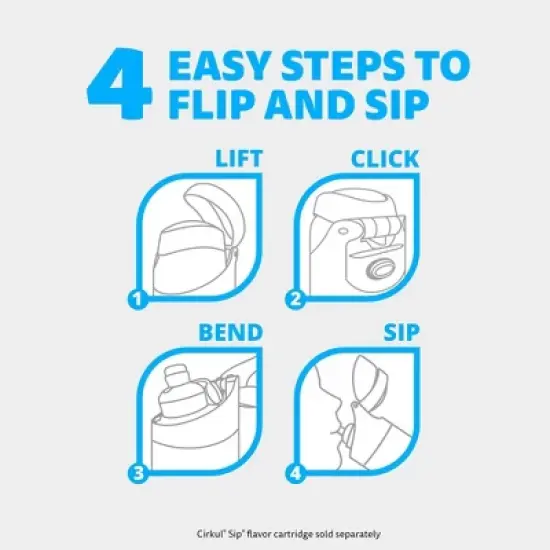 Cirkul Luxe Leopard StrawSip&trade; Flip Bottle - 26oz image {7}