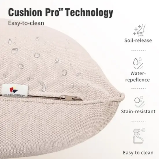 Captiva Designs 7pc Outdoor Patio Wicker Conversation Set with 4Cushioned Single Sofas for Garden Poolside Backyard image {6}