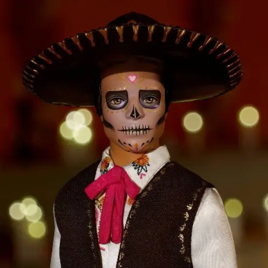 Barbie Signature D&iacute;a De Muertos 2025 Collectible Ken Doll in Suit and Sombrero image {1}
