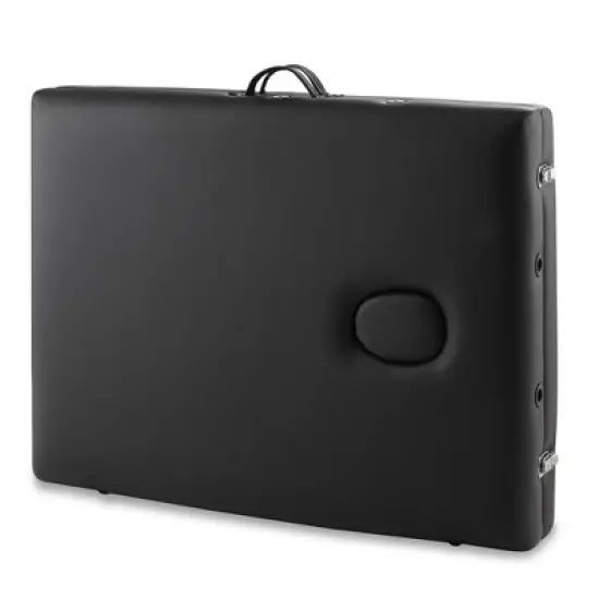 Saloniture Professional Portable Lightweight Bi-Fold Massage Table with Aluminum Legs image {3}