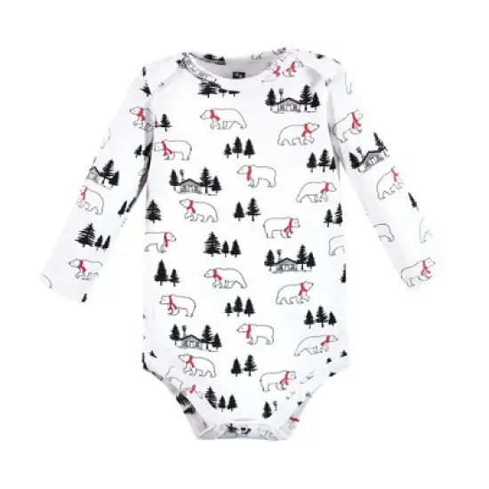 Hudson Baby Unisex Baby Cotton Layette Set, Buffalo Plaid Bear image {4}