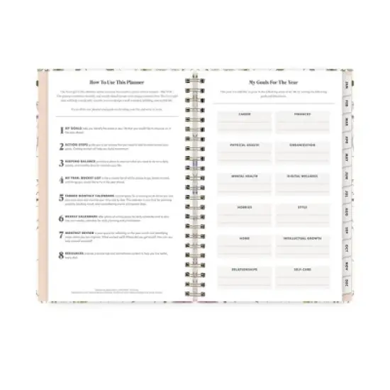 Blue Sky The Everygirl Weekly/Monthly Planning Calendar 5"x8" Poetry Matte Hardcover image {8}