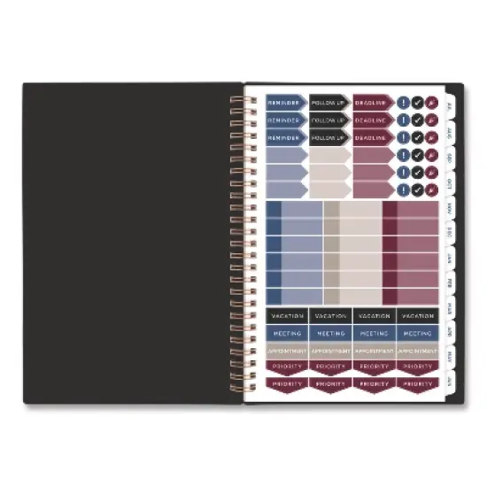 At-A-Glance Signature Lite Academic Weekly Monthly Planners 12-Month July 2025 to June 2026 Black Cover 8 x 5 image {4}