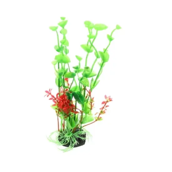 Unique Bargains Aquarium Plants Decorations Artificial Aquatic Plant Green 7.87" 1 Pcs image {6}