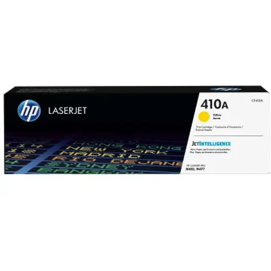 HP 410A Yellow Original LaserJet Toner Cartridge, ~2,300 pages, CF412A image {7}