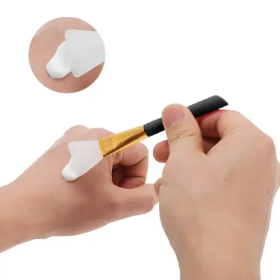 Unique Bargains Smooth Face Mask Applicator 5 Pcs image {2}