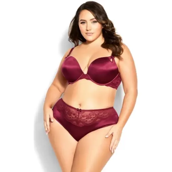 Women's Plus Size Katia Push Up Bra - raisin | CITY CHIC image {4}
