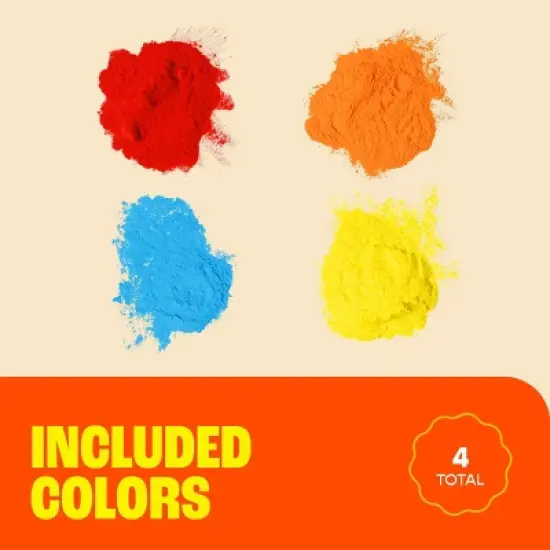 Chameleon Colors Holi Color Powder Party Box, 36-Piece Color Party Kit image {2}