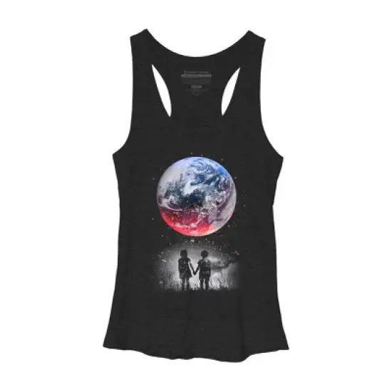 Women's Design By Humans Until The End Of The World By Expo Racerback Tank Top image {2}