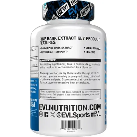 Evlution Nutrition Pine Bark Extract - Antioxidant Support - 90 Servings image {2}