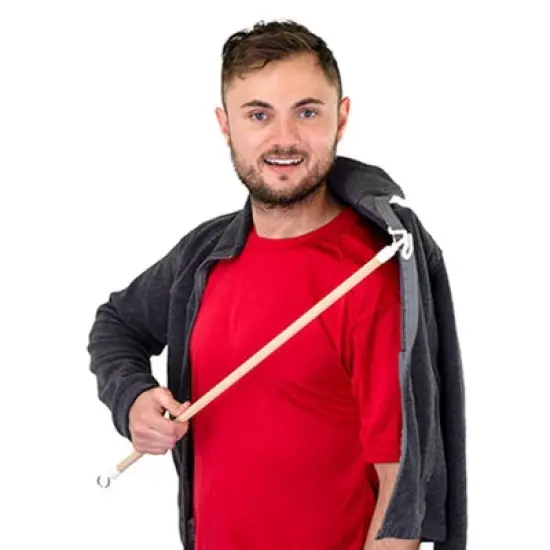 FabLife Dressing Aid Stick 1 X 3-1/2 X 24 Inch Beige / White / Black Double End 86-0030 1 Each image {3}