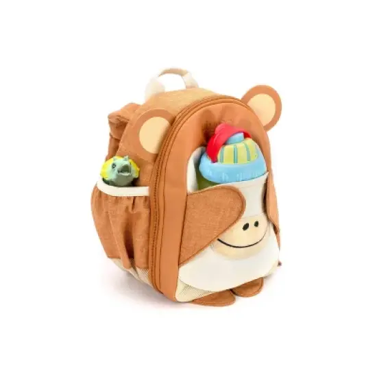 Lulyboo Boo! Monkey Toddler Backpack with Security Harness image {9}