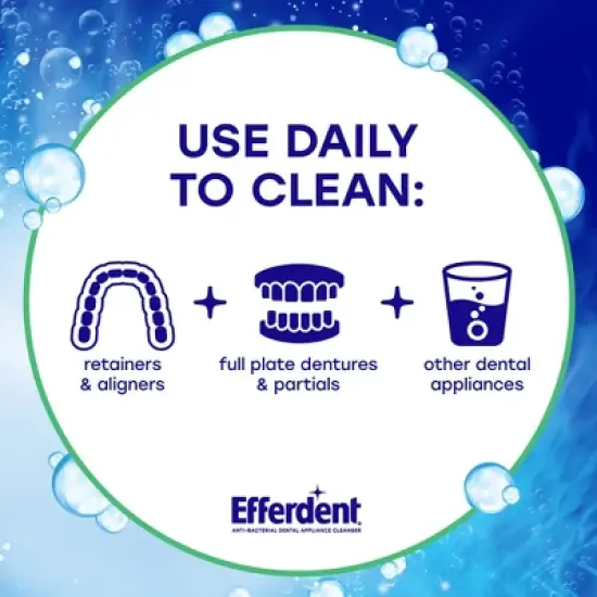 Efferdent Anti-Bacterial Dental Appliance Cleaner - 126ct image {3}