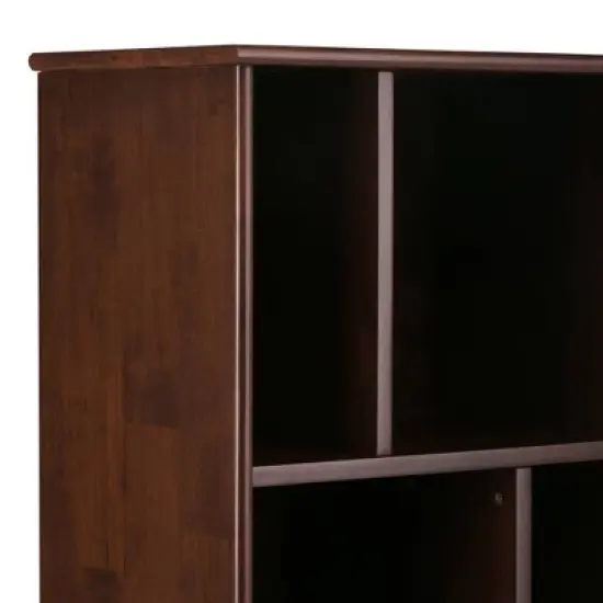 Tierney Solid Hardwood Mid Century Bookcase and Storage Unit  - WyndenHall image {3}