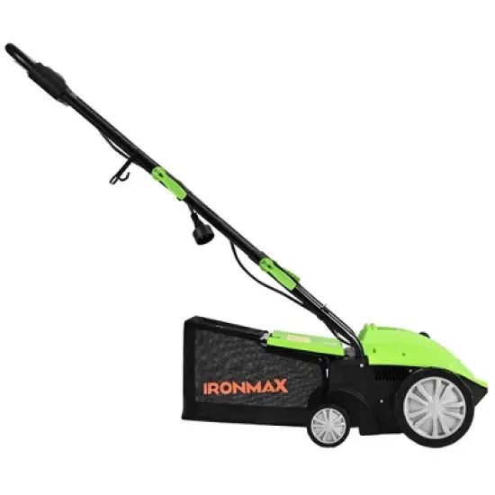 IronMax  12Amp Corded Scarifier 13" Electric Lawn Dethatcher image {9}