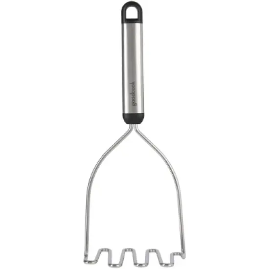 GoodCook Ready Wire Potato Masher: Stainless Steel & Plastic, Dishwasher-Safe, Black, 12" Length, 4" Width image {4}