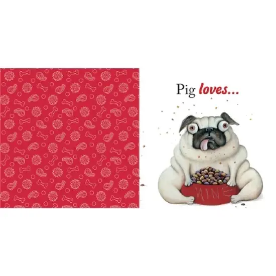 Pig the Pug: Love Pug - by  Aaron Blabey (Board Book) image {1}